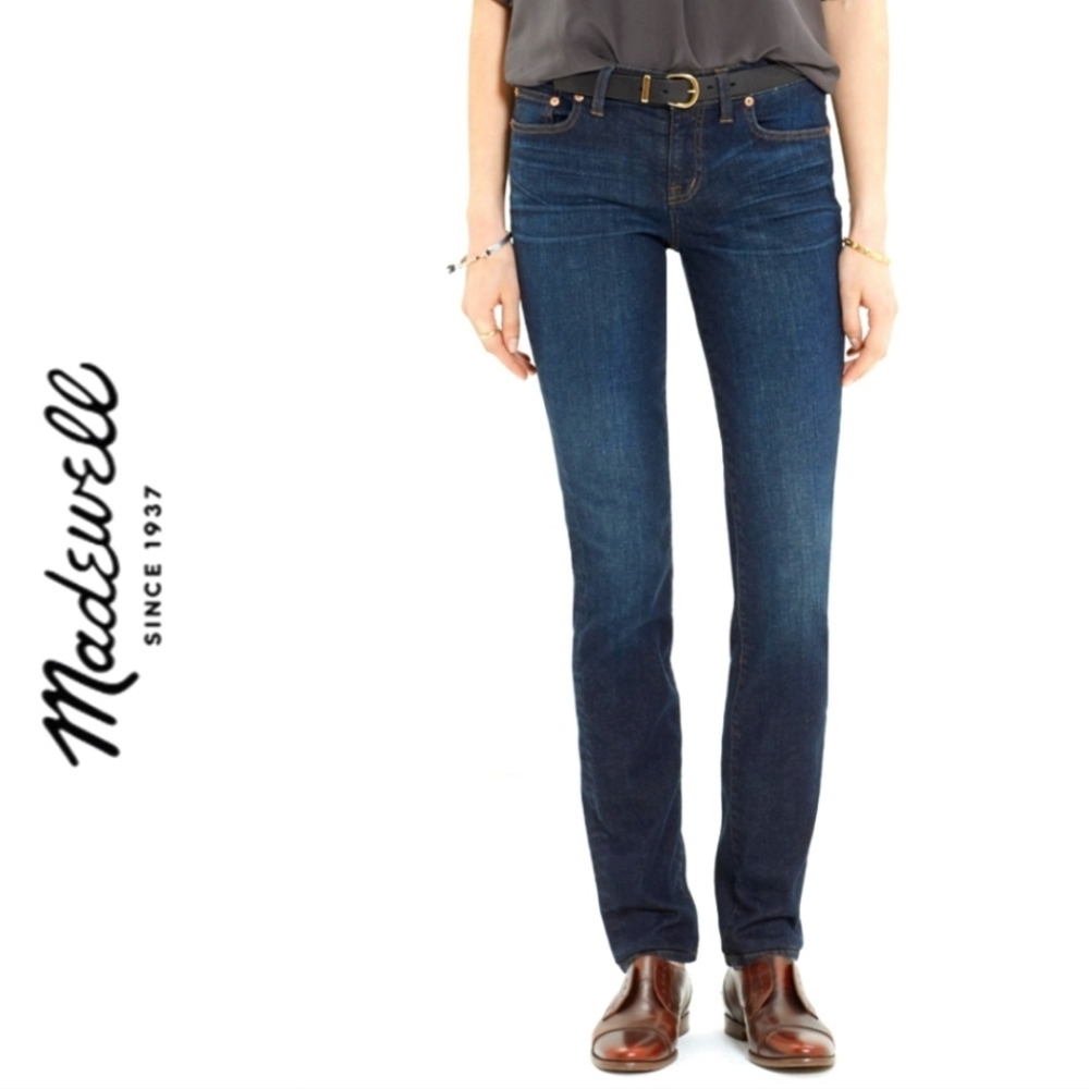 Madewell Alley Straight Jeans Dark Wash 27